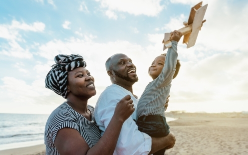 photograph of family covered by Hollard Health insurance